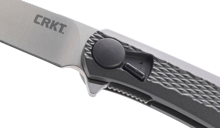 CRKT Slacker Linerlock Black Checkered Aluminum 1.4116 Steel - Knives.mx