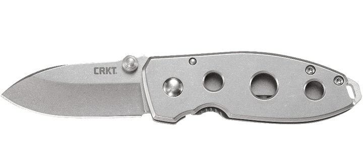 CRKT Squid Framelock Silver Stainless Stonewash 8Cr14MoV - Knives.mx