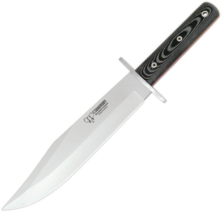 Cudeman Bowie Black Micarta Satin Vanadium Molybdenum Steel - Knives.mx