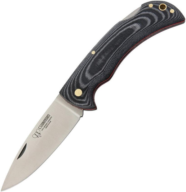 Cudeman Mod Lockback Hunter Black Micarta Satin Vanadium Molybdenum - Knives.mx