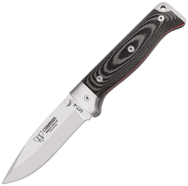 Cudeman Mod MT4 Lockback Black Micarta Satin Bohler N690 - Knives.mx