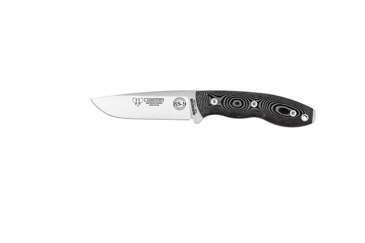 Cudeman Quercus Fixed Blade Black Micarta Satin Vanadium Molybdenum Steel - Knives.mx