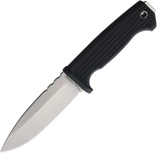 Demko Fixed Blade Black Rubber Satin AUS-10A - Knives.mx