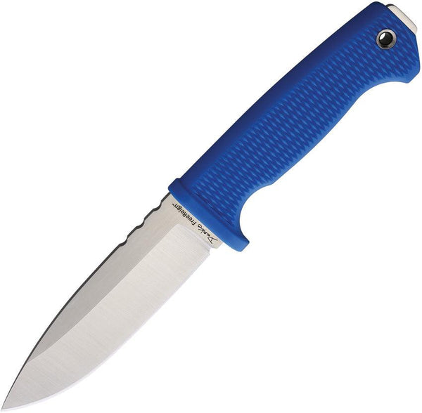 Demko Fixed Blade Blue Rubber Satin AUS-10A - Knives.mx