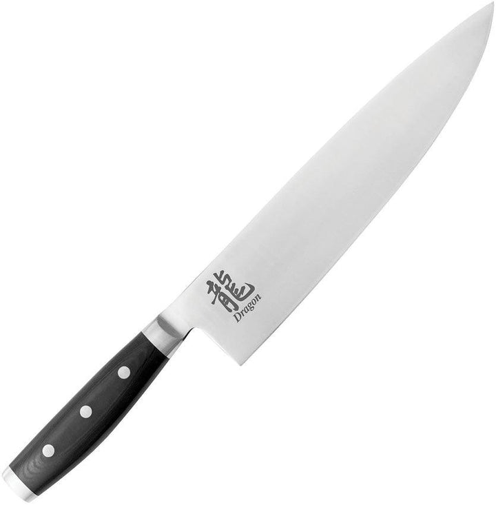 Dragon by Apogee Chefs Knife 10in Satin CTS-BD1 - Knives.mx