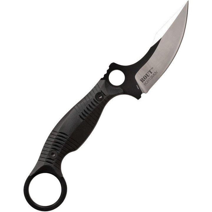 Elite Tactical Fixed Blade 7.45in Black ABS Handle Two Tones 8Cr13MoV - Knives.mx