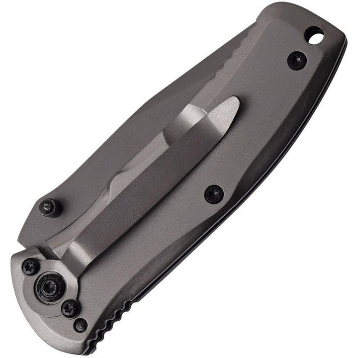 Elite Tactical Framelock A/O Gray Titanium Coated 8Cr13MoV - Knives.mx