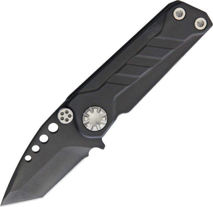 EOS Prawn Folder Slip joint Black Titanium DLC Coated Tanto - Knives.mx