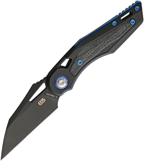 EOS Urchin Friction Folder Blue - Knives.mx