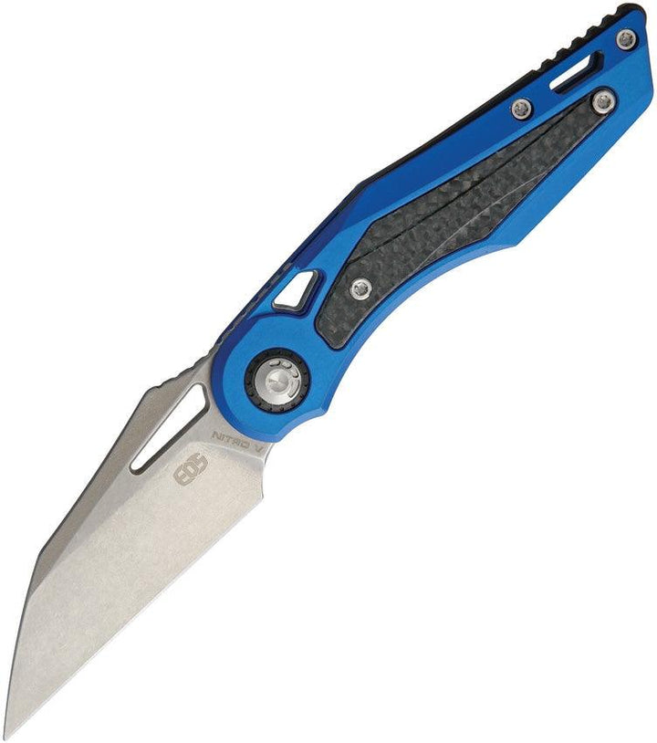 EOS Urchin Friction Folder Blue - Knives.mx