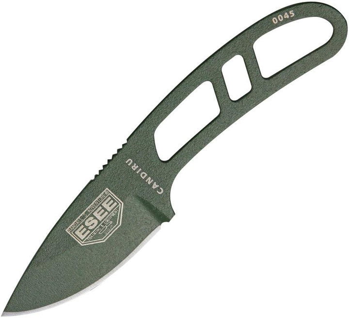 ESEE Candiru OD Green Powder Coated 1095HC with Kit - Knives.mx