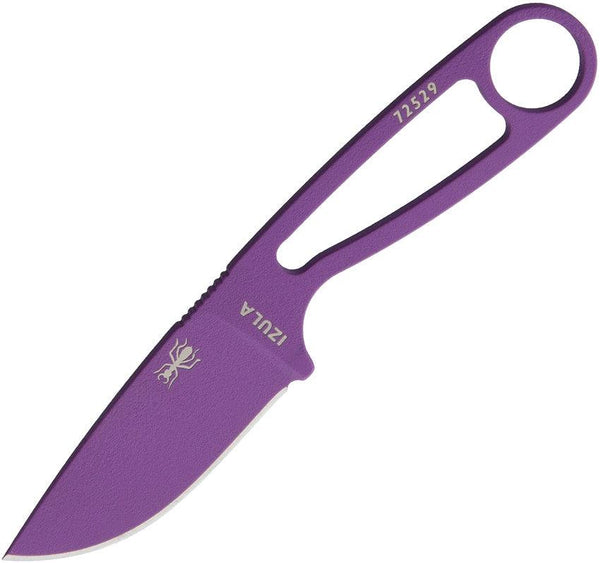 ESEE Izula Neck Knife Purple Powder Coated 1095HC - Knives.mx