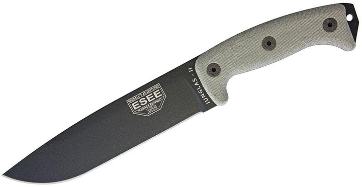 ESEE Junglas II Esee Logo Black Coated 1095HC - Knives.mx