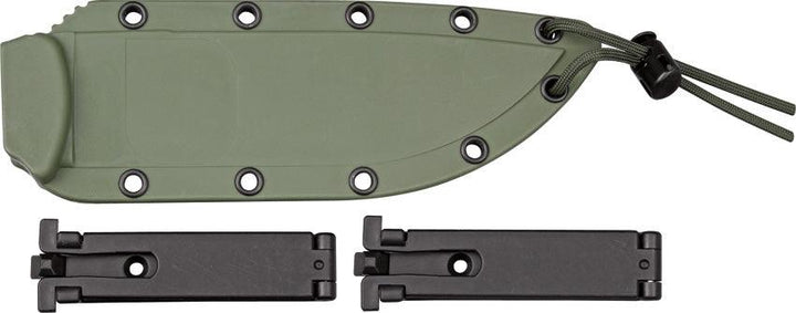 Esee Model 6 Black Micarta Powder Coated Plain 1095HC - Knives.mx