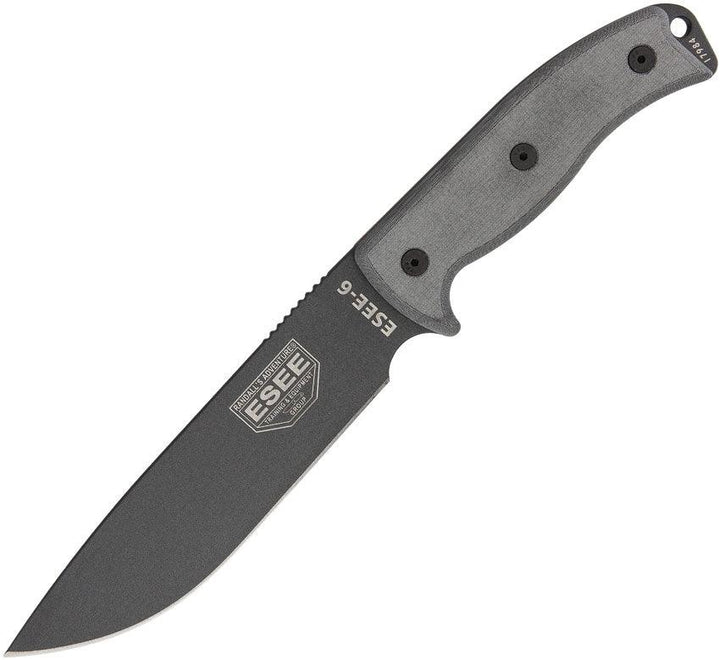 Esee Model 6 Micarta Tactical Gunsmoke Gray 1095HC - Knives.mx