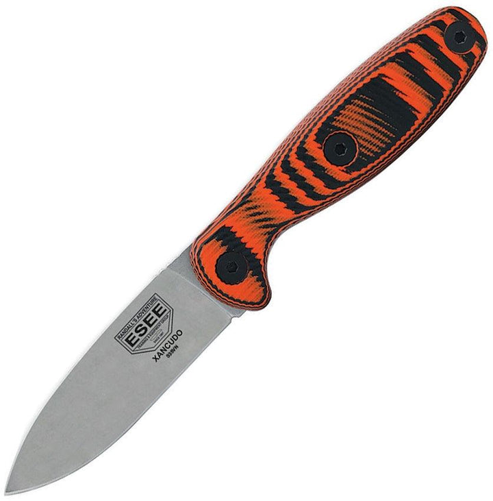 ESEE Xancudo 3D Black & Orange G10 Stonewash S35VN - Knives.mx