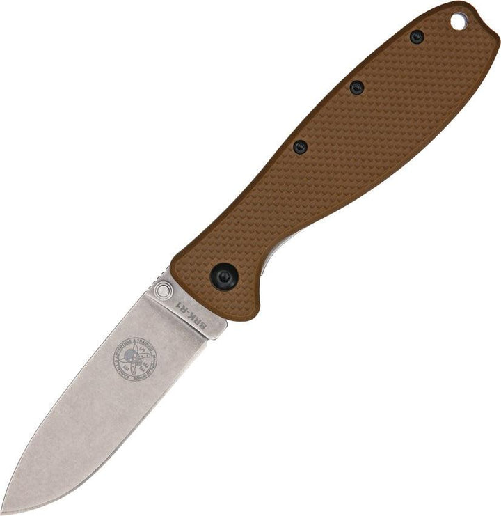 Esee Zancudo Framelock Coyote Brown GRN Stonewash D2 - Knives.mx
