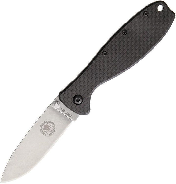 Esee Zancudo Framelock G10 w Carbon Fiber Stonewash D2 - Knives.mx