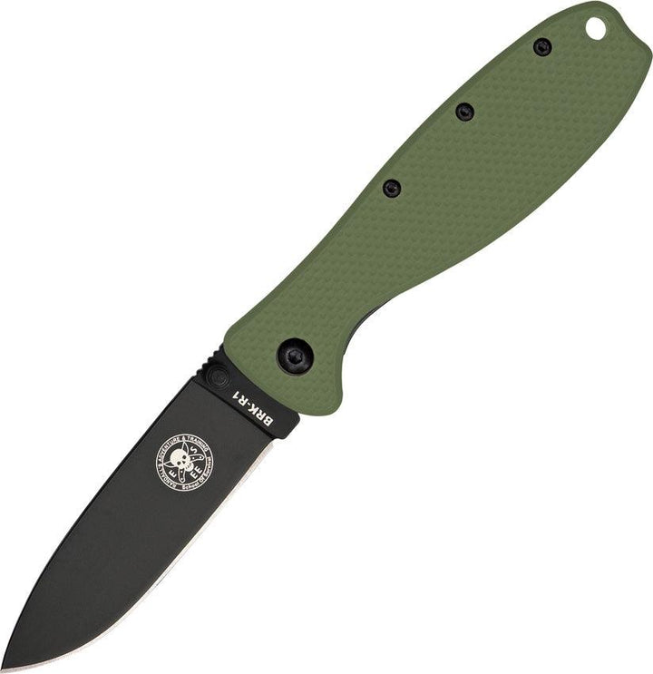 Esee Zancudo Framelock OD Green GRN Black EDP D2 - Knives.mx