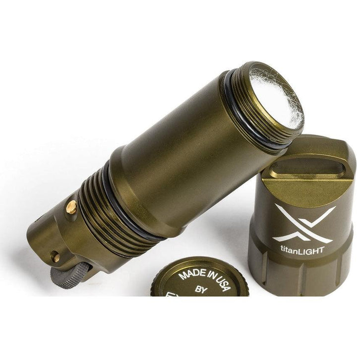 Exotac titanLIGHT Refillable Lighter OD Green - Knives.mx