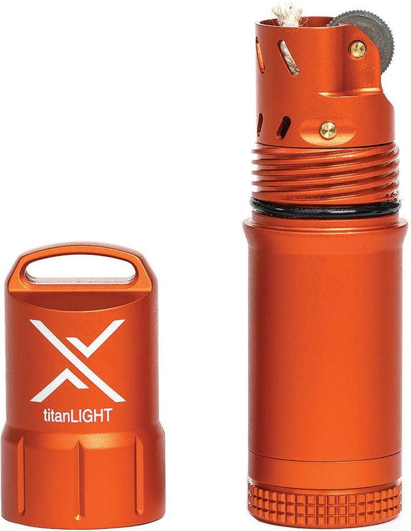 Exotac titanLIGHT Refillable Lighter Orange - Knives.mx