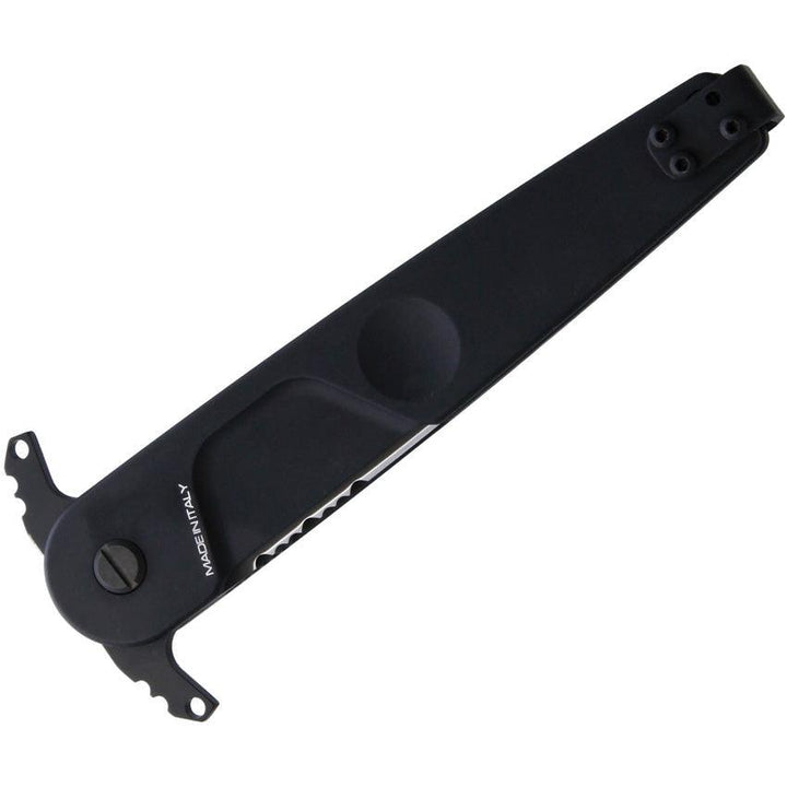 Extrema Ratio BD2 Contractor Linerlock Black Double Edge Bohler N690 - Knives.mx