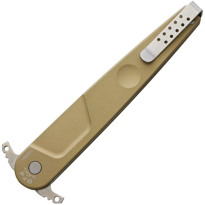 Extrema Ratio BF4 Lucky Linerlock Desert Tan Bohler N690 - Knives.mx