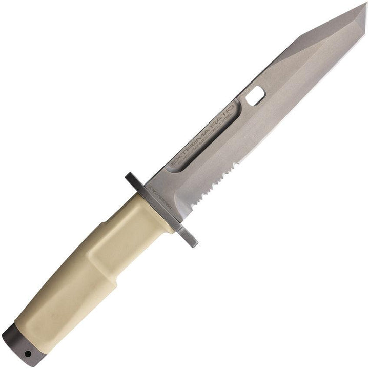 Extrema Ratio Fulcrum Combat Knife Desert Tan Satin Bohler N690 - Knives.mx