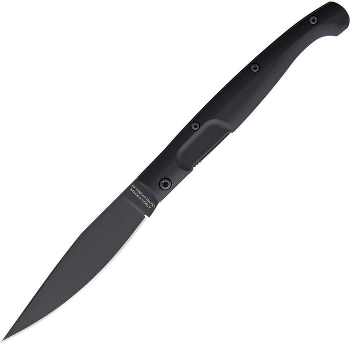 Extrema Ratio Resolza 10 Linerlock Black Aluminum Bohler N690 - Knives.mx