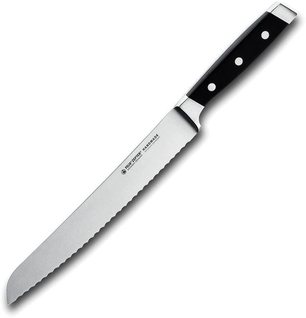 Felix 8.5in Bread Knife Satin Serrated X50CrMoV15 - Knives.mx