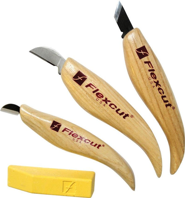 Flexcut Chip Carving Set 3 Piece - Knives.mx