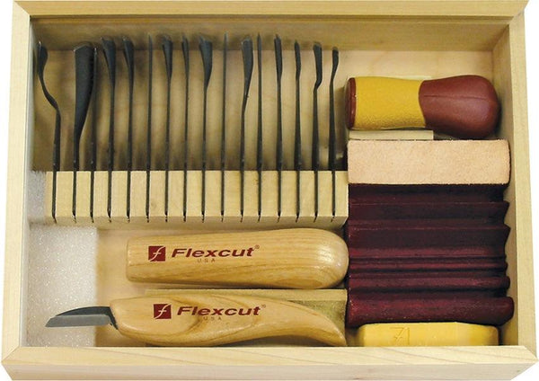 Flexcut Deluxe Starter Carving Set - Knives.mx