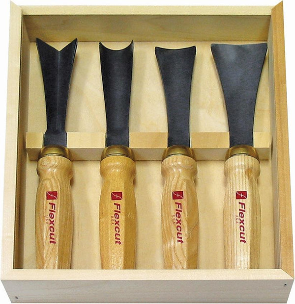 Flexcut Four Piece Mallet Sculptor Set - Knives.mx