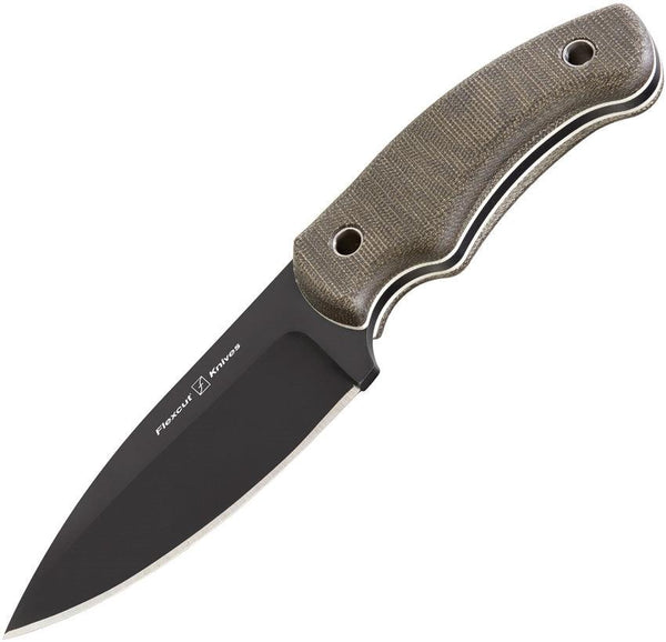 Flexcut Hawthorne Nomad OD Green White G10 Black Oxide Coated 1095HC - Knives.mx