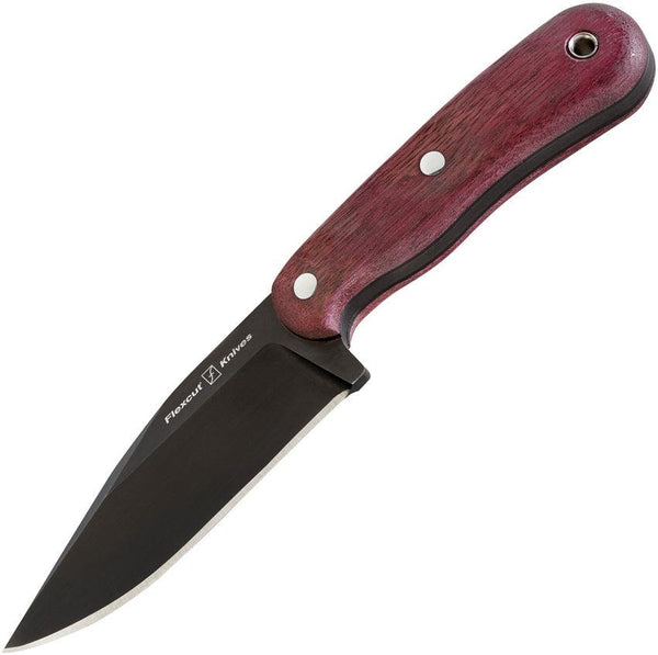 Flexcut Hawthorne Seeker Purpleheart Wood Black Oxide Coated 1095HC - Knives.mx