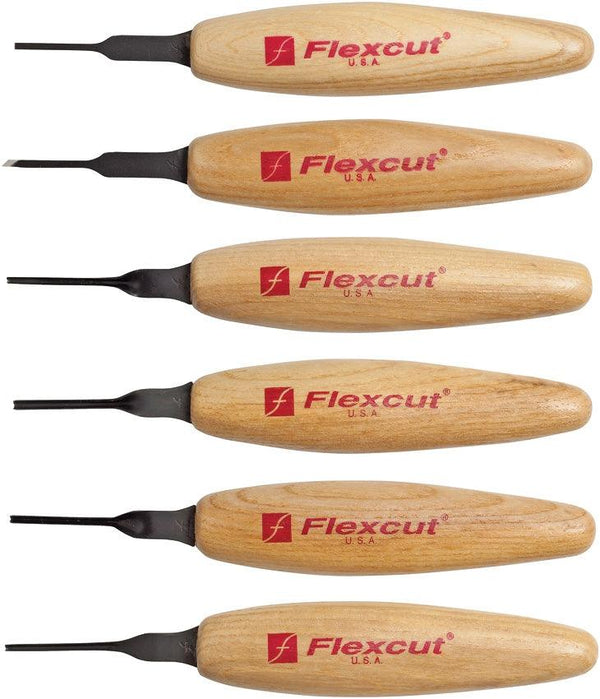 Flexcut Mixed Profile Micro Tool Set - Knives.mx