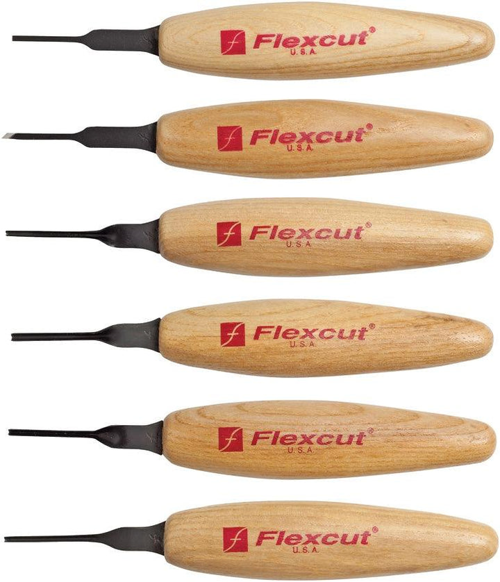 Flexcut Mixed Profile Micro Tool Set - Knives.mx