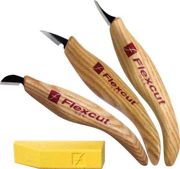 Flexcut Slim Handle Detail Knife Set - Knives.mx