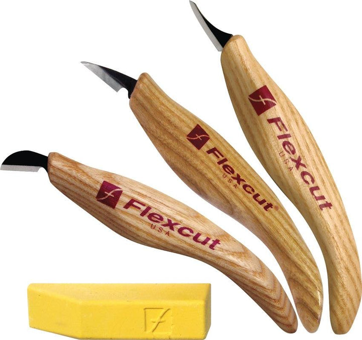 Flexcut Slim Handle Detail Knife Set - Knives.mx