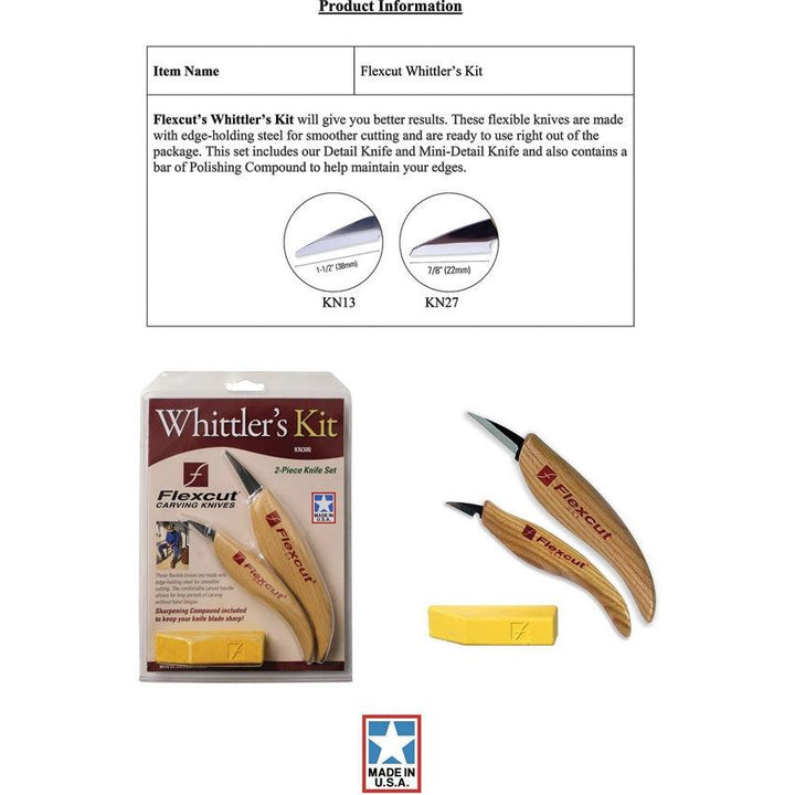 Flexcut Whittlers Knife Kit - Knives.mx