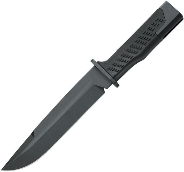 Fox Arex Spartan Combat Knife Black Forprene PTFE Coated 440C Stainless - Knives.mx