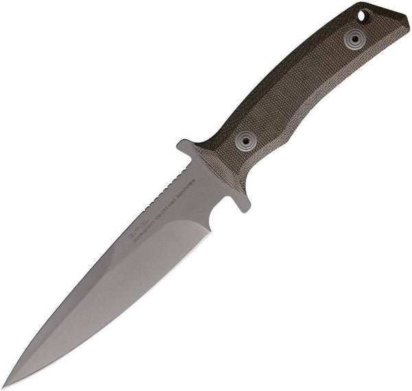 Fox Exagon Tactical Knife OD Green Bead Blast 440C - Knives.mx