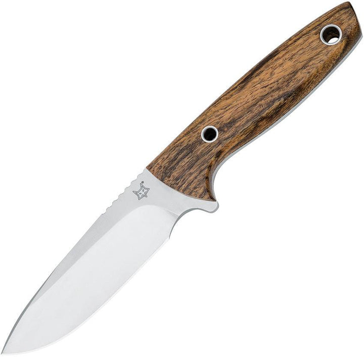 Fox Field Hunter Fixed Blade Bocote Wood Satin 1.4110 Stainless - Knives.mx