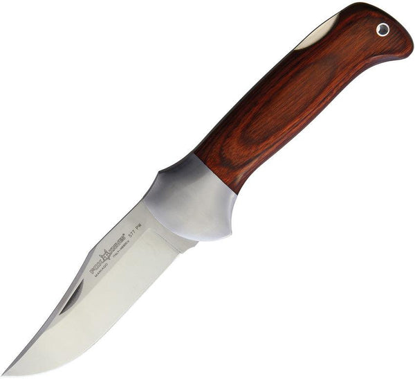 Fox Forest Lockback Pakkawood Satin Clip Point Bohler N690 - Knives.mx