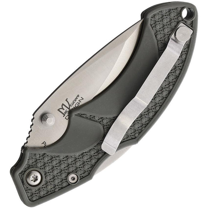 Fox Forza Lockback Gray Textured FRN Satin 154CM - Knives.mx