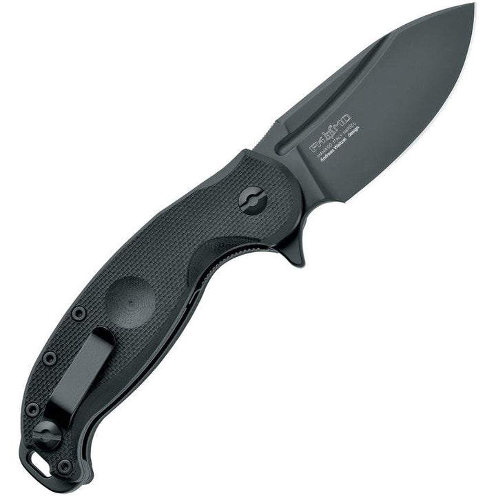 Fox Irves Linerlock Black G10 PTFE Coated Bohler N690 - Knives.mx