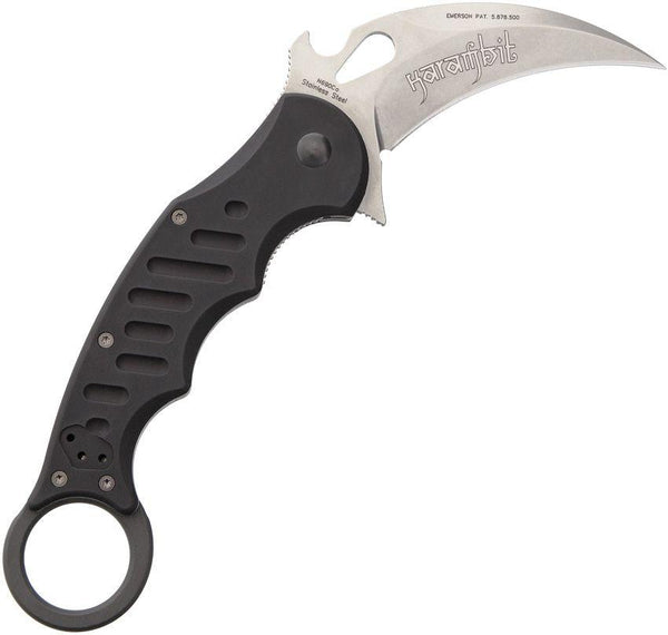 Fox Karambit Black Anodized Aluminum Stonewashed N690Co - Knives.mx