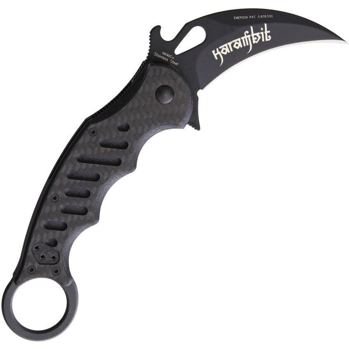 Fox Karambit Black G10 & Carbon Fiber Black N690Co - Knives.mx