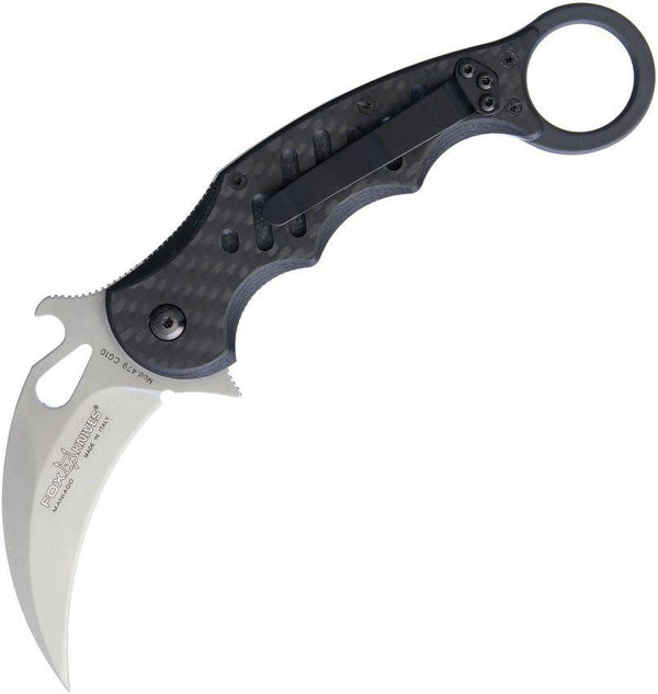 Fox Karambit Black G10 & Carbon Fiber Stonewashed N690Co - Knives.mx