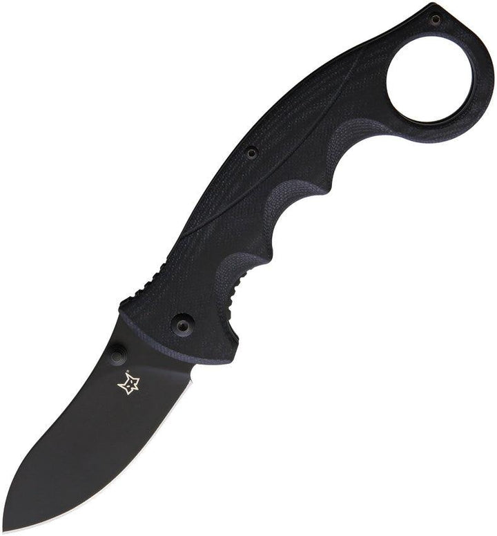 Fox Kommer Alaska Linerlock Blackout G10 Coated Becut Steel - Knives.mx